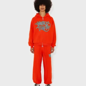 Minus Two Orange Logo Tracksuit