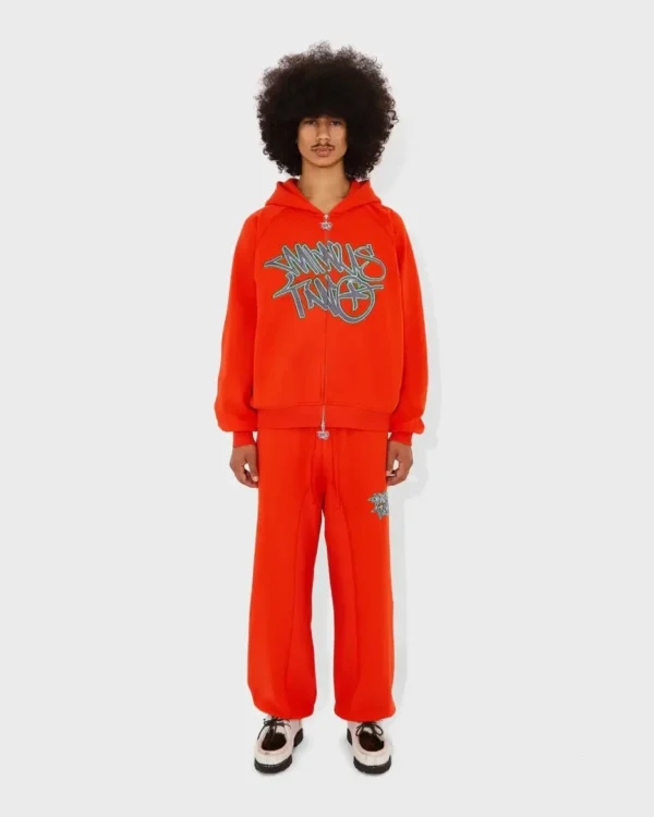 Minus Two Orange Logo Tracksuit